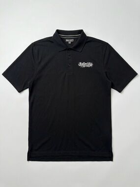 Sport-Tek Relentless Black Polo Shirt for Men